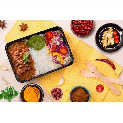 plastic lunch box produced with black masterbatch